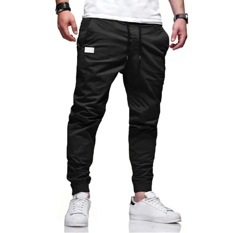 Men's Multi Pocket Slim Fit Casual Cargo Pants