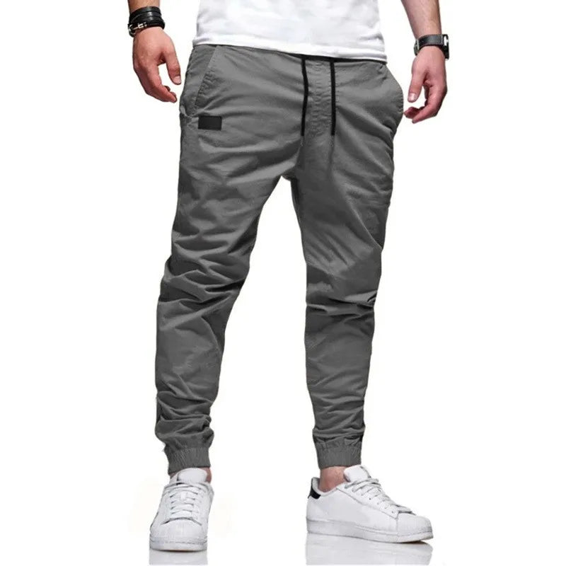 Men's Multi Pocket Slim Fit Casual Cargo Pants