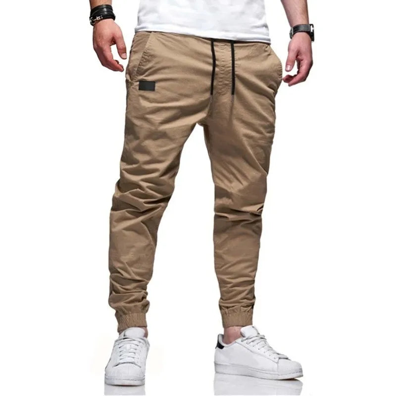 Men's Multi Pocket Slim Fit Casual Cargo Pants