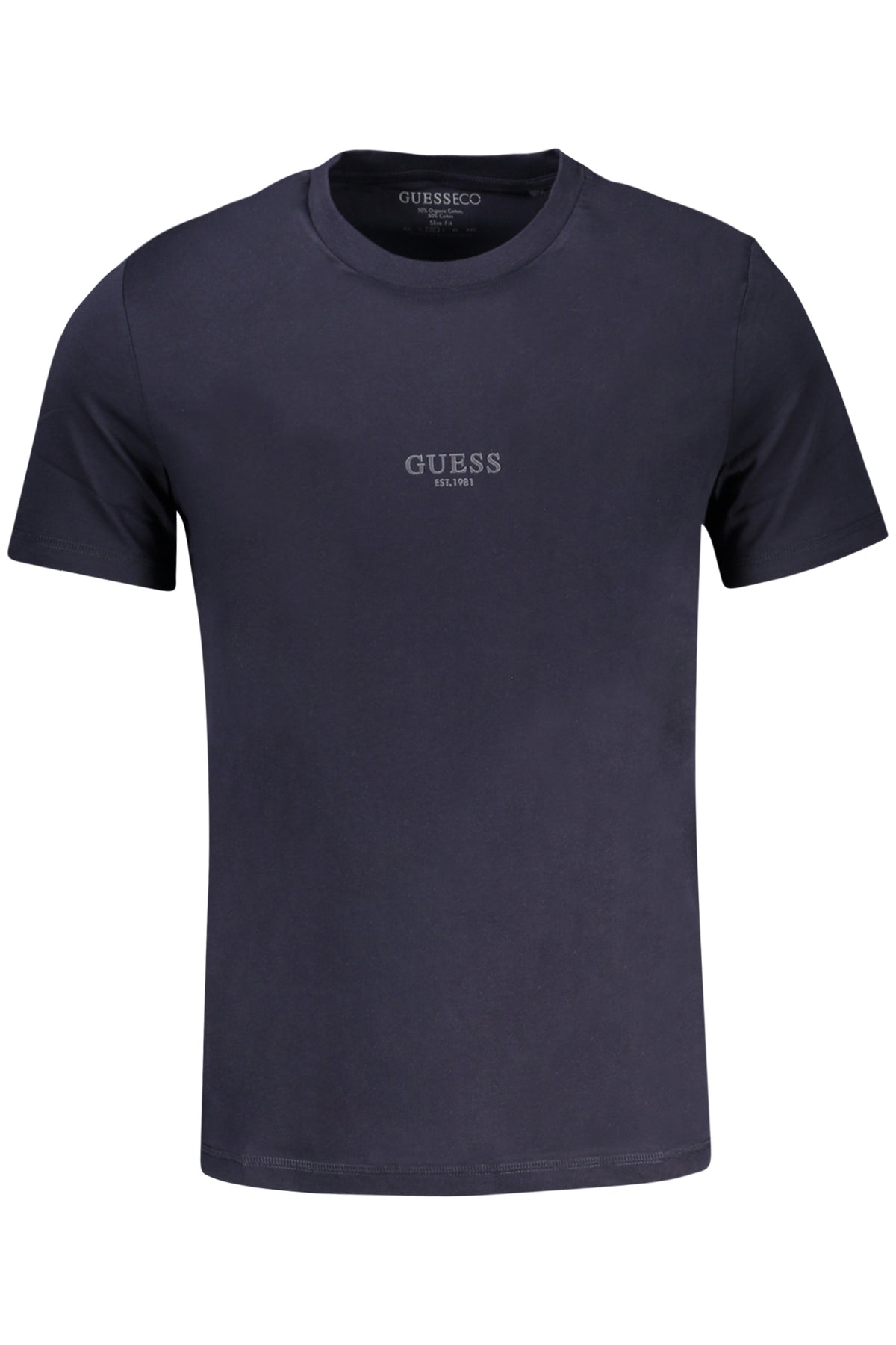 GUESS JEANS SHORT SLEEVE T-SHIRT MEN BLUE
