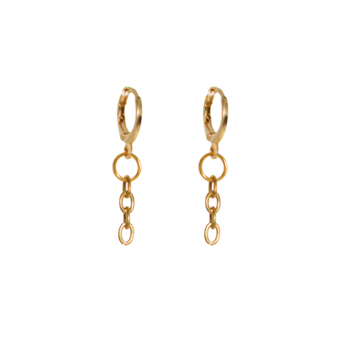 Minimalist Chain Drop Earrings | by Ifemi Jewels